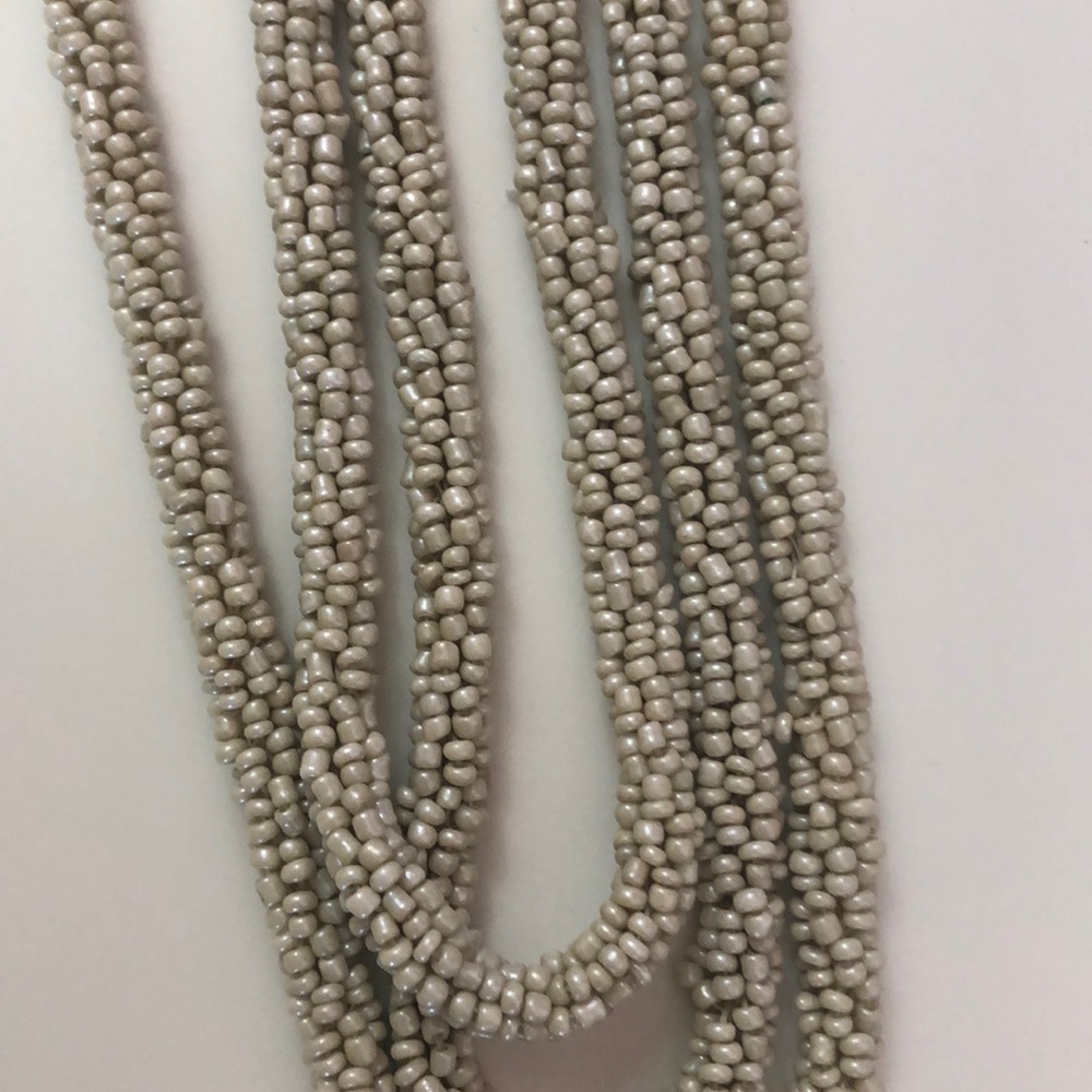 Loft 3 Layered Beaded Necklace - Picture 6 of 7